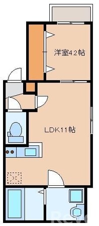 吉塚駅 徒歩9分 3階の物件間取画像